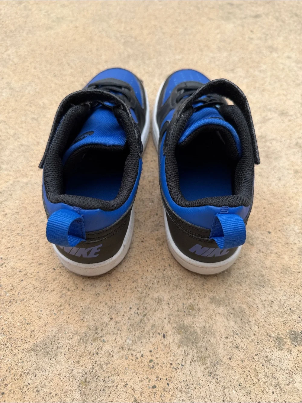 Nike Court Preschool Boys Borough Low Recraft Blue/Black Sneaker Size 2